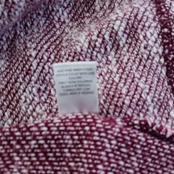 Christopher & Banks Co. Woman's Long Sleeve Sweater Red White Size XL Cotton - Picture 6 of 8